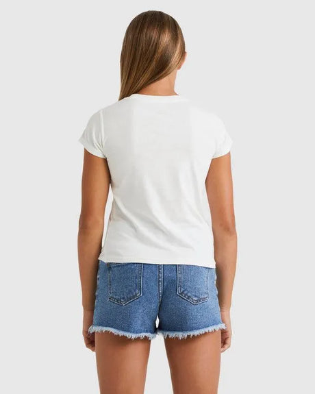 Girls 6-14 Pastel Palms Formula T-Shirt - Beachin Surf