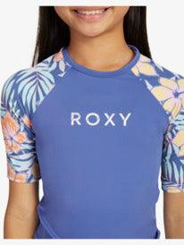 Girls 6-16 Funky Palm Short Sleeve UPF 50 Surf T-Shirt | ROXY | Beachin Surf
