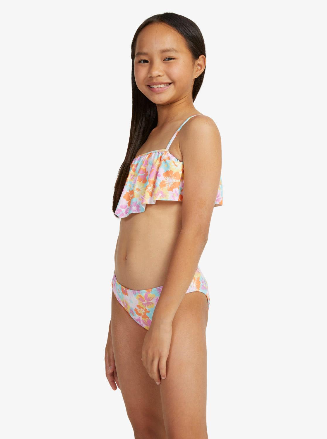 Girls 7-16 Floraya Flutter Two-Piece Bikini Set - Beachin Surf