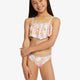 Girls 7-16 Floraya Flutter Two-Piece Bikini Set - Beachin Surf