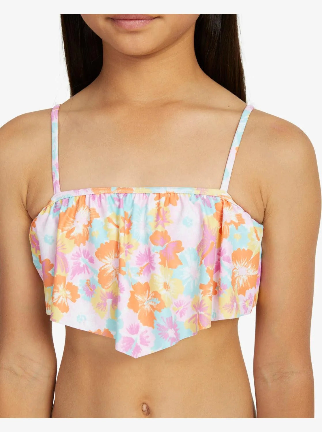 Girls 7-16 Floraya Flutter Two-Piece Bikini Set - Beachin Surf