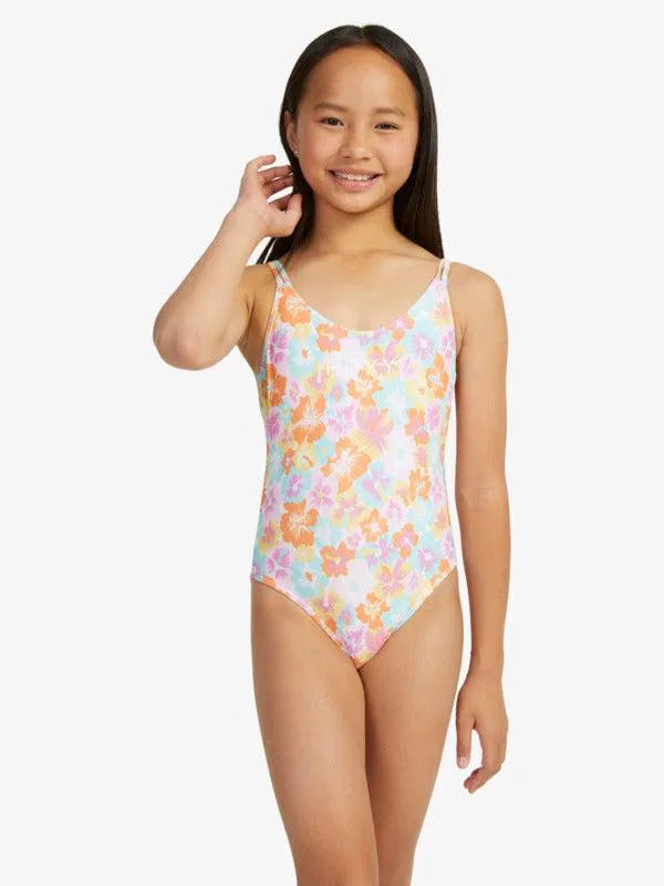 Girls 7-16 Floraya High Leg One-Piece Swimsuit - Beachin Surf