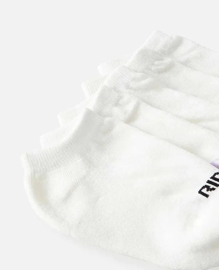 Girls Ankle Socks - 5 Pack - Beachin Surf