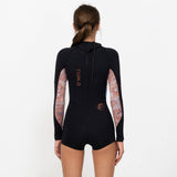 O'Neill Girls Bahia 2mm Long Sleeve Mid Spring Suit Tangerine Tile