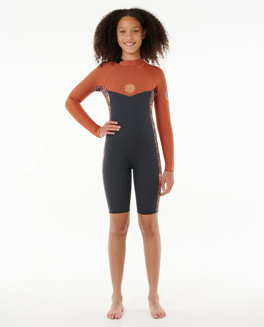Girls Dawn Patrol Back Zip Long Sleeve Springsuit - Beachin Surf