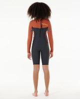 Girls Dawn Patrol Back Zip Long Sleeve Springsuit - Beachin Surf
