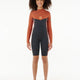 Girls Dawn Patrol Back Zip Long Sleeve Springsuit - Beachin Surf