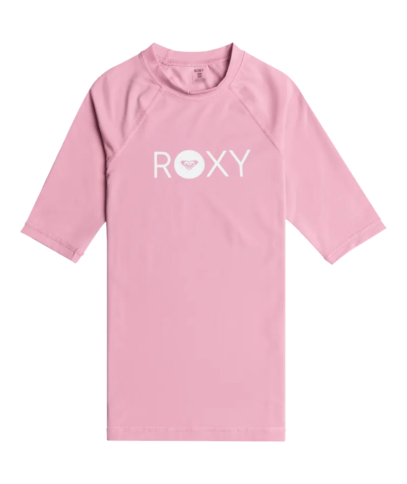 Girls Essential Ss Lycra - Beachin Surf