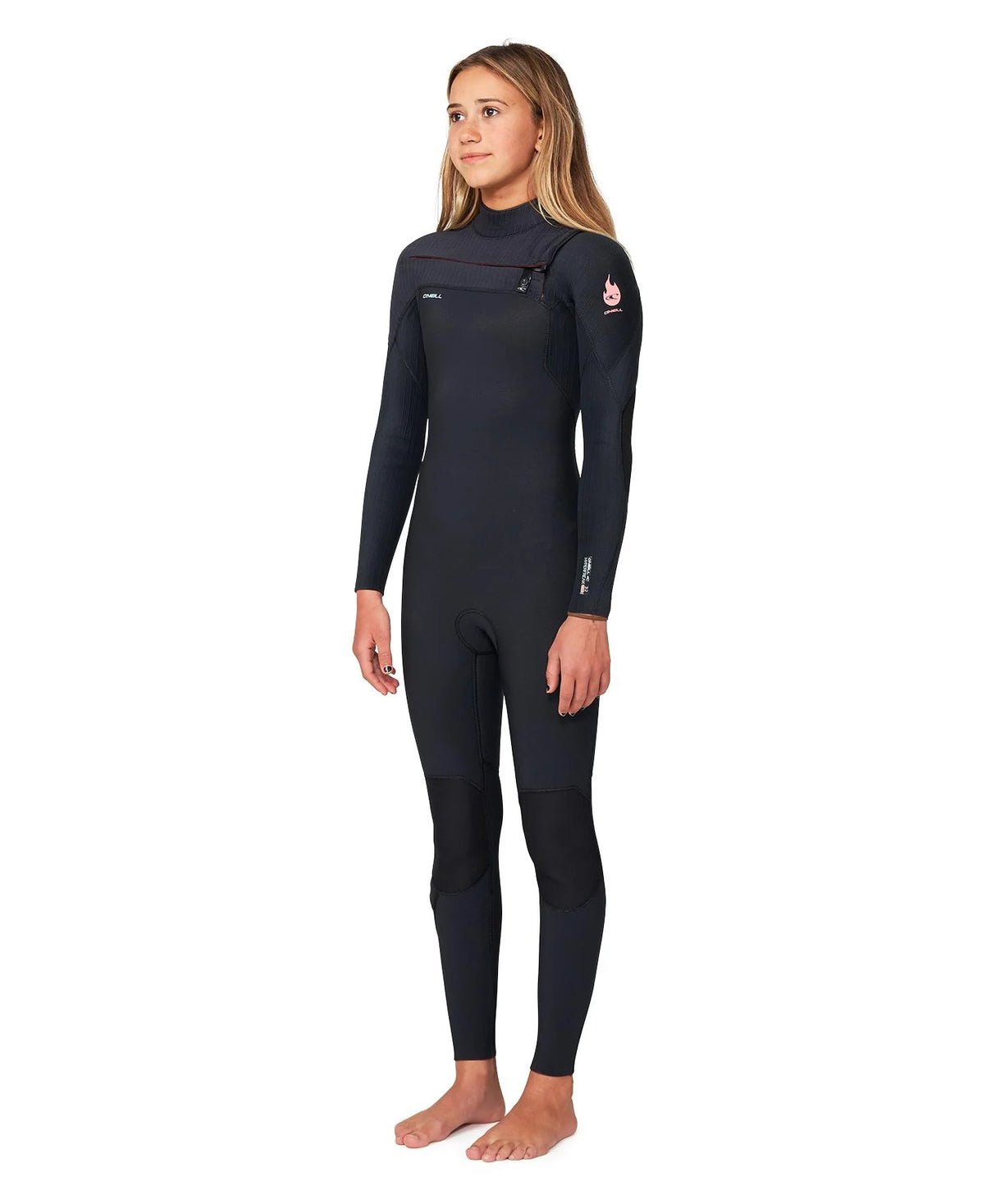 Girl's HyperFire 3/2mm Steamer Chest Zip Wetsuit