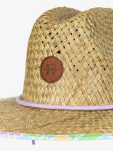 GIRLS PINA TO MY COLADA STRAW SUN HAT - Beachin Surf