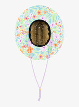 Girls Pina To My Colada Straw Sun Hat - Beachin Surf