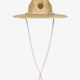 Girls Pina To My Colada Straw Sun Hat - Beachin Surf