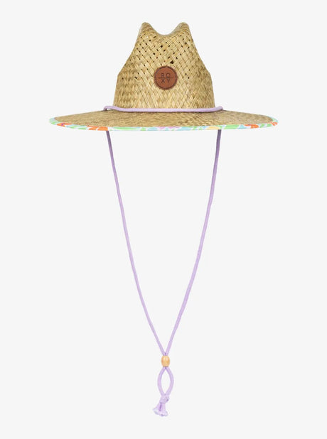 Girls Pina To My Colada Straw Sun Hat - Beachin Surf