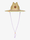 Girls Pina To My Colada Straw Sun Hat - Beachin Surf