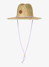 Girls Pina To My Colada Straw Sun Hat - Beachin Surf