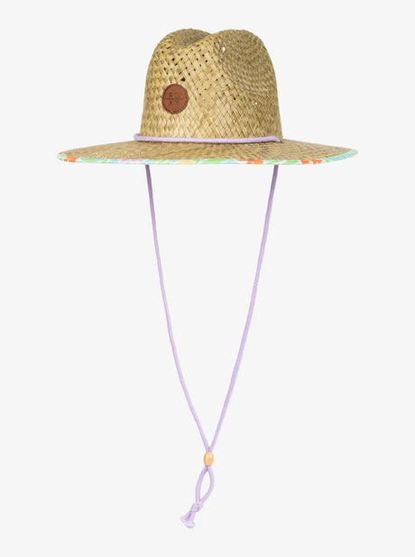 Girls Pina To My Colada Straw Sun Hat - Beachin Surf