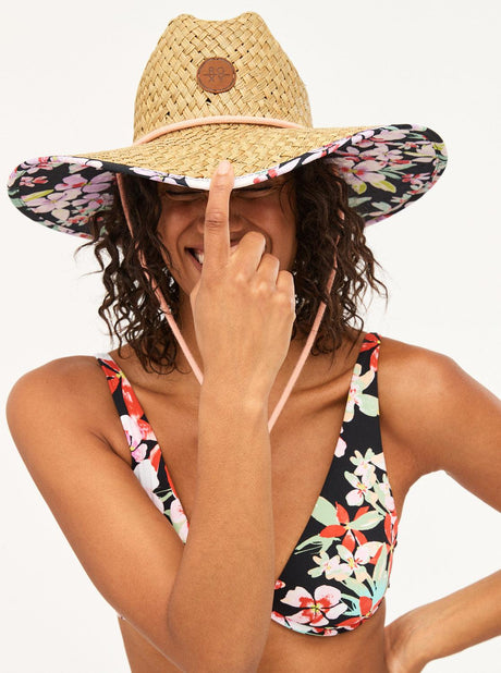 Girls Pina To My Colada Sun Hat-Printed - Beachin Surf
