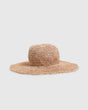 Girls Rainbow Straw Hat - Beachin Surf