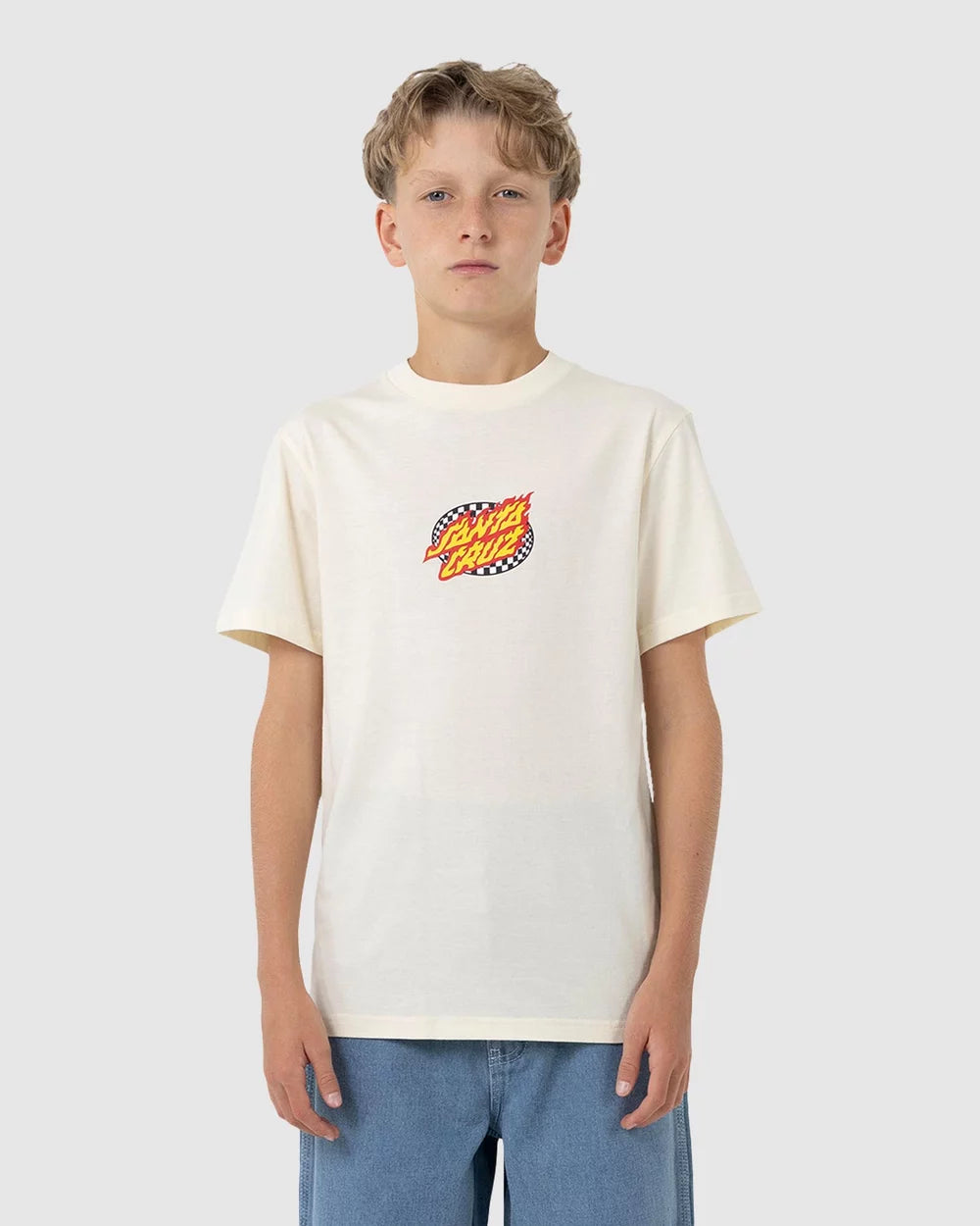 Goal Flame Center Short Sleeve Tee - Beachin Surf