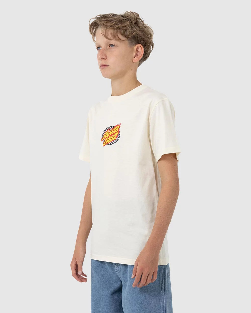 Goal Flame Center Short Sleeve Tee - Beachin Surf