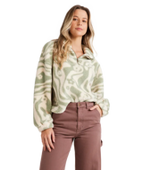 Golden Groove Half Zip Crew - Beachin Surf