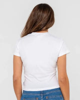 Greetings 2.0 Skimmer Baby Tee - Beachin Surf