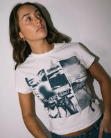 Greetings 2.0 Skimmer Baby Tee - Beachin Surf