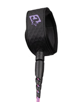 Creatures of Leisure Reliance 2.0 Lite Duty 5ft leash Slim Cuff - Bubblegum Twist Black cuff detail