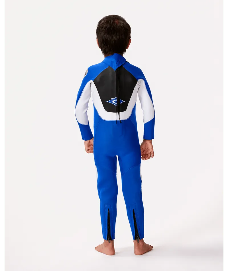 Groms Omega 3/2mm Full Length Back Zip Wetsuit Steamer - Beachin Surf