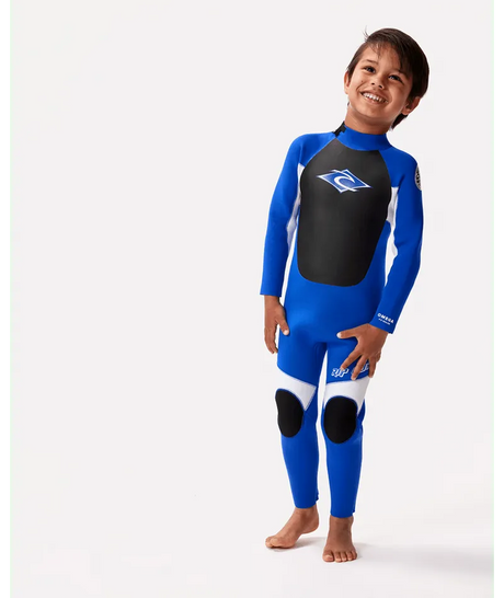 Groms Omega 3/2mm Full Length Back Zip Wetsuit Steamer - Beachin Surf