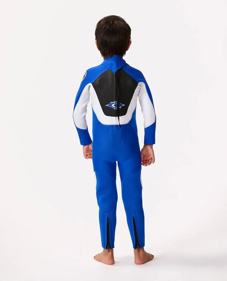 Groms Omega Back Zip 3/2mm Wetsuit Steamer - Beachin Surf