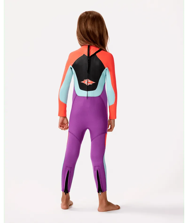 Groms Omega Back Zip 3/2mm Wetsuit Steamer - Beachin Surf