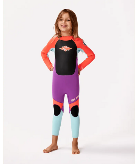 Groms Omega Back Zip 3/2mm Wetsuit Steamer - Beachin Surf