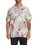 Hand Drawn Short Sleeve Shirt Woven Shirt - Beachin Surf