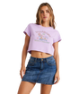 Happy Mind Crop Tee - Beachin Surf