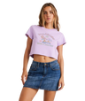 Happy Mind Crop Tee - Beachin Surf
