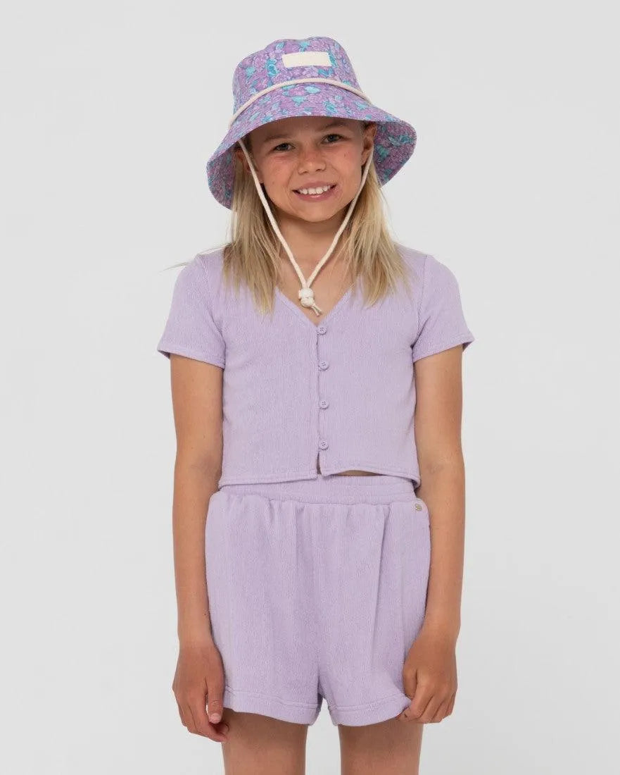 Harlo Button Down Top Girls - Beachin Surf
