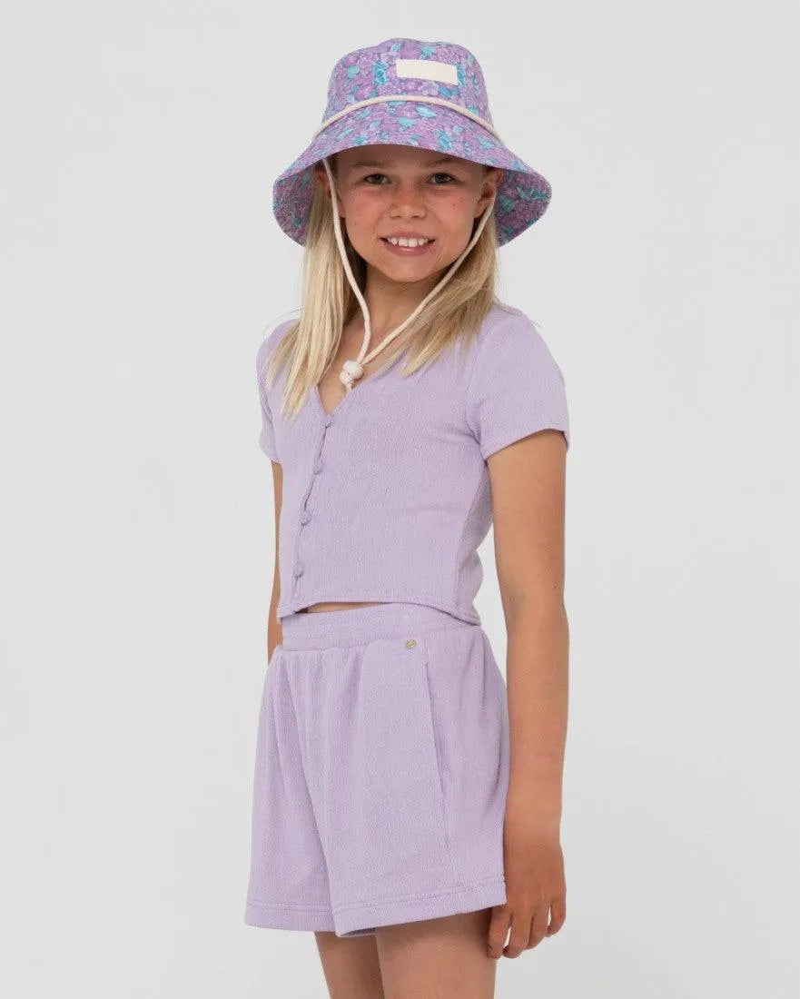 Harlo Button Down Top Girls - Beachin Surf