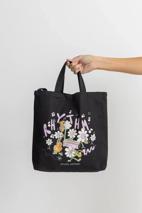 Harmony Record Tote Bag - Beachin Surf