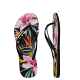 Havaianas Girl's Kids' Slim Floral Palm Thongs - Beachin Surf