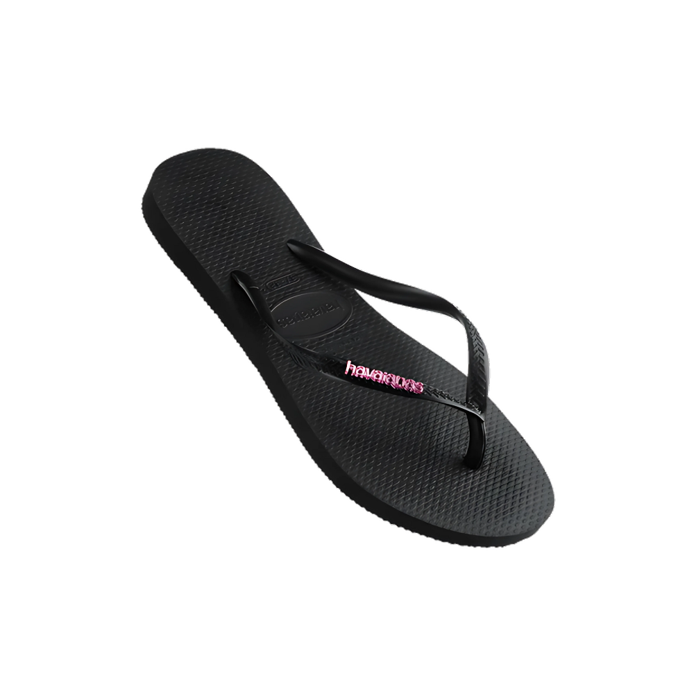 Havaianas - Slim Metal Logo - Hot Pink - Beachin Surf