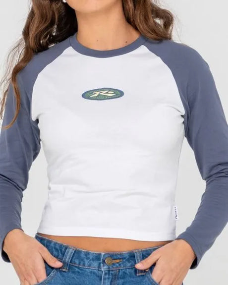 Heritage Long Sleeve Raglan Skimmer Tee - Beachin Surf