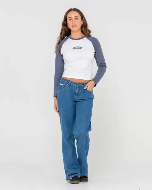 Heritage Long Sleeve Raglan Skimmer Tee - Beachin Surf
