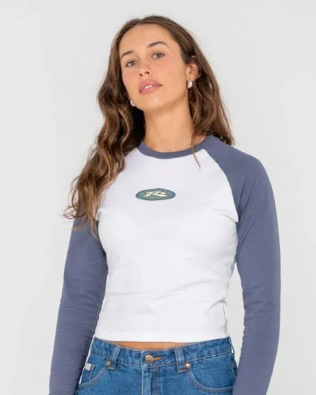 Heritage Long Sleeve Raglan Skimmer Tee - Beachin Surf