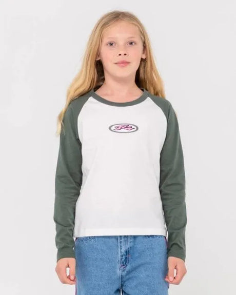 Heritage Long Sleeve Tee Girls - Beachin Surf