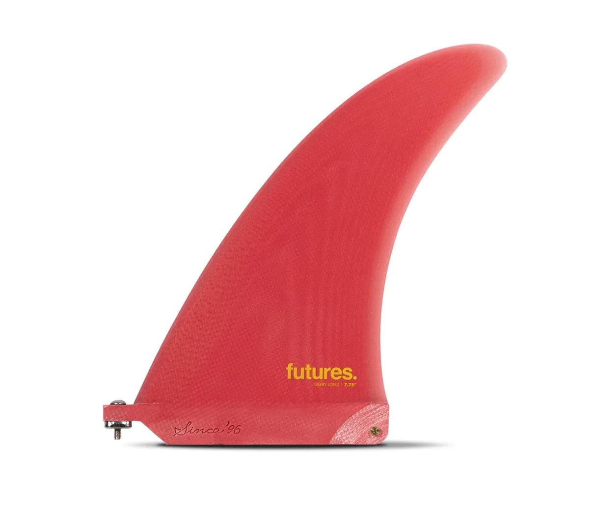 Gerry 7.75 Fiberglass - Solid Red/Transparent Red