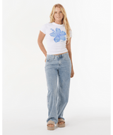 Hibiscus Fitted Tee - Beachin Surf