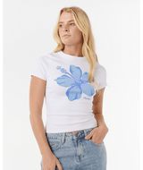 Hibiscus Fitted Tee - Beachin Surf