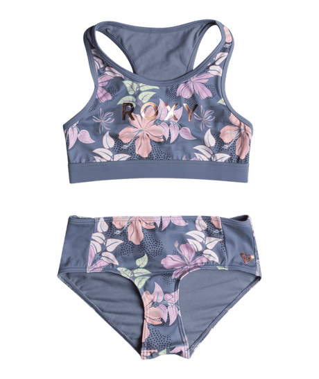 Hidden Garden Crop Top Set - Beachin Surf