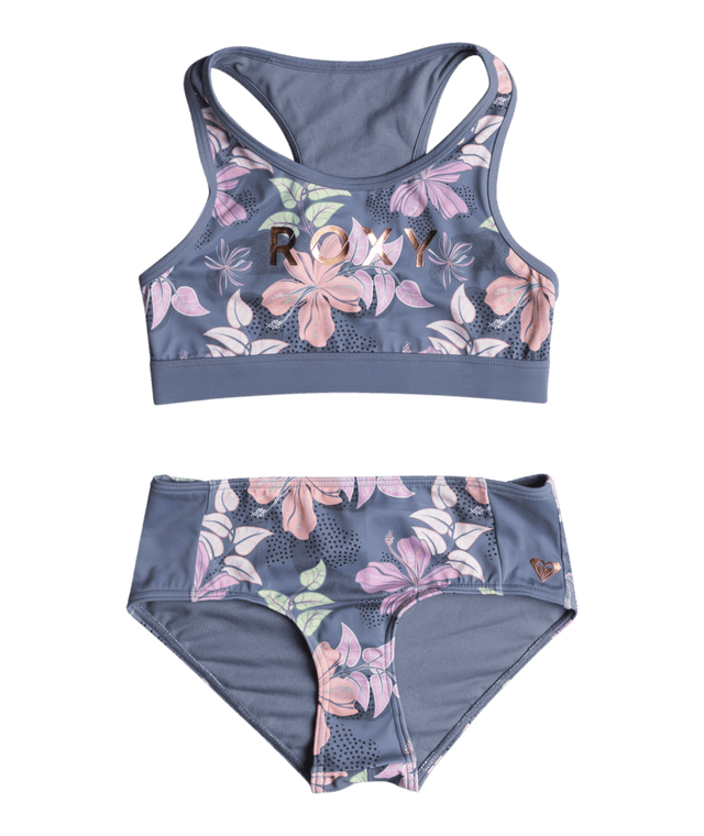 Hidden Garden Crop Top Set - Beachin Surf